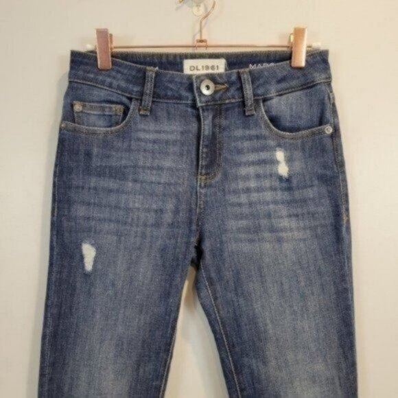 DL1961 | Margaux Insta Sculp Skinny Jeans Breeze Medium Wash - Picture 5 of 9